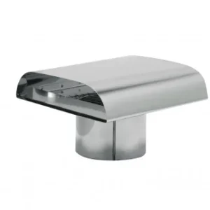 Respiro Aço Inox Frontal (deflector)