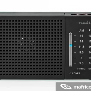 Radio Portátil NEDIS RDFM1200BK